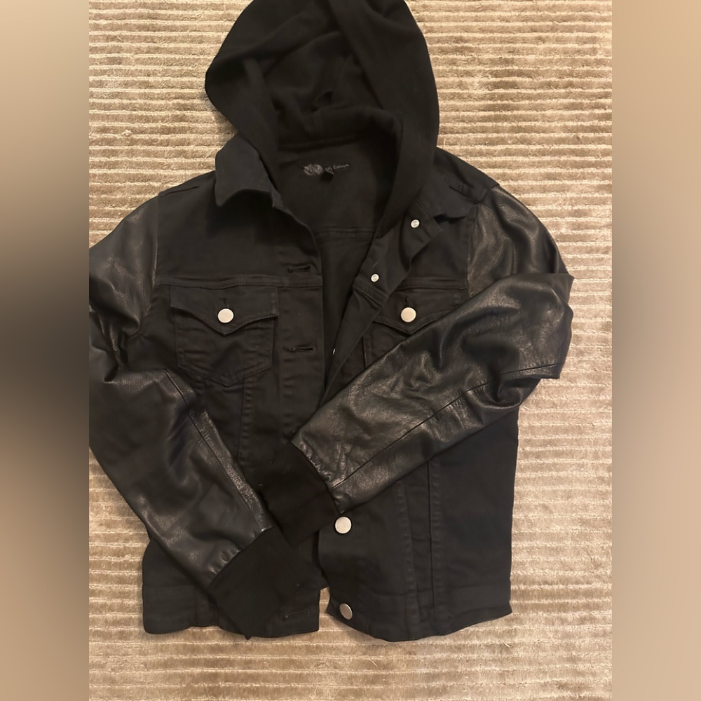 Black Women's Jacket with Hood